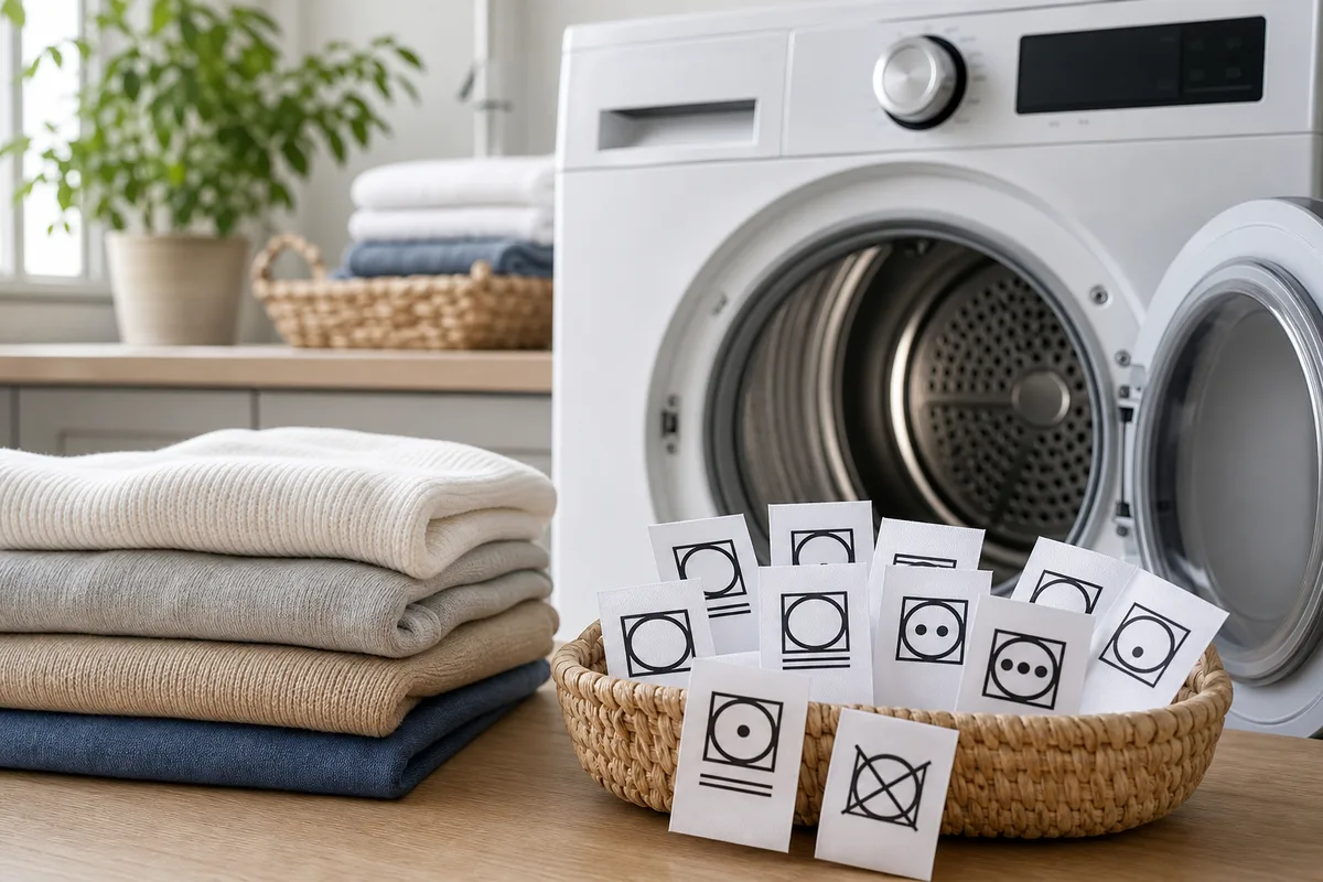 Icône sèche-linge : décoder tous les symboles de séchage