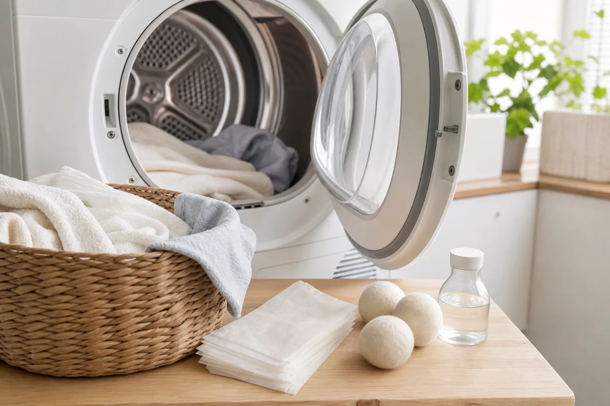 Lingettes sèche-linge : utilité, usage et alternatives